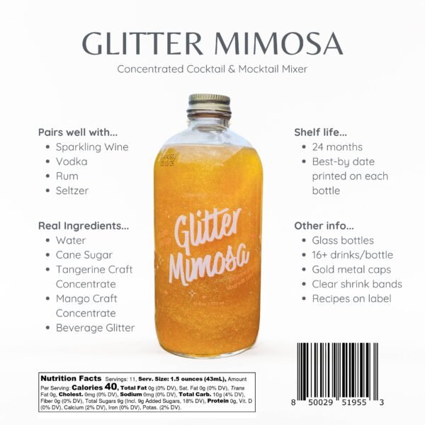 Glitter Mimosa Mixer - Image 2