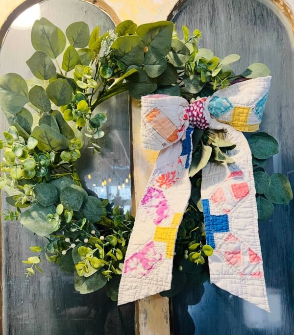 Vintage Quilted Bow - Image 2