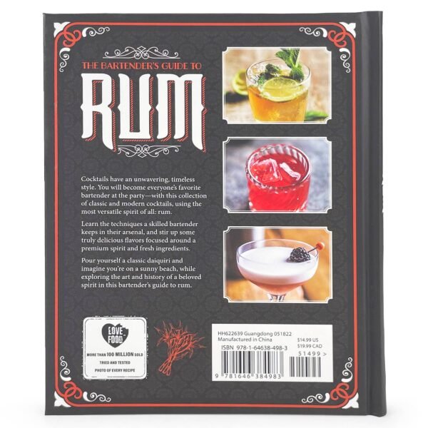 The Art of Mixology: Bartender's Guide to Rum Cocktail Book - Image 4
