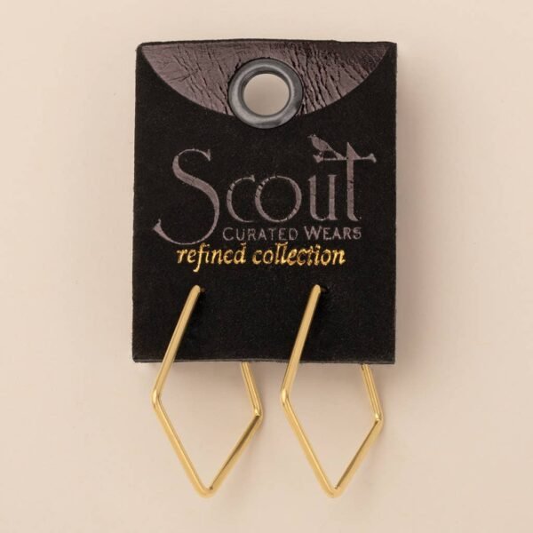 Diamond Hoop-Gold - Image 2