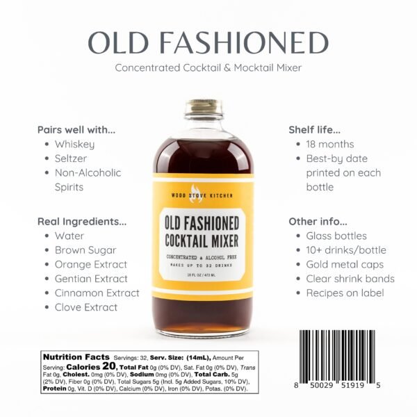 Old Fashioned Cocktail Syrup - Image 2