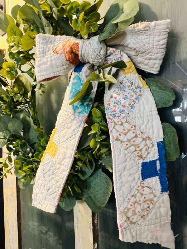 Vintage Quilted Bow - Image 3