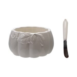 Pumpkin Dish + Knife Set