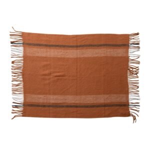 Rust Orange Throw