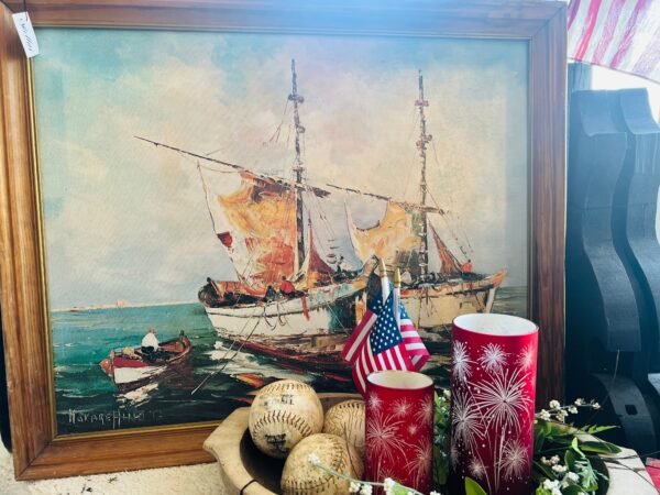 Vintage Sailboat Picture