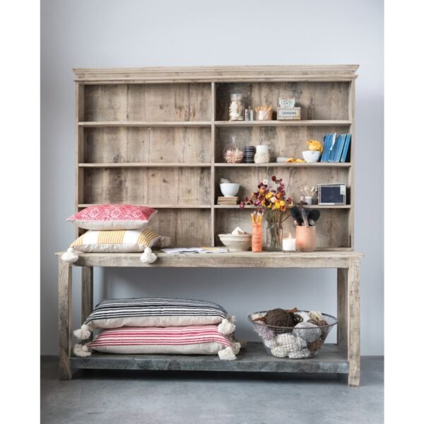 Wood Hutch + Metal Shelf - Image 4