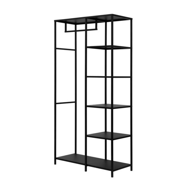 Black Metal Shelving