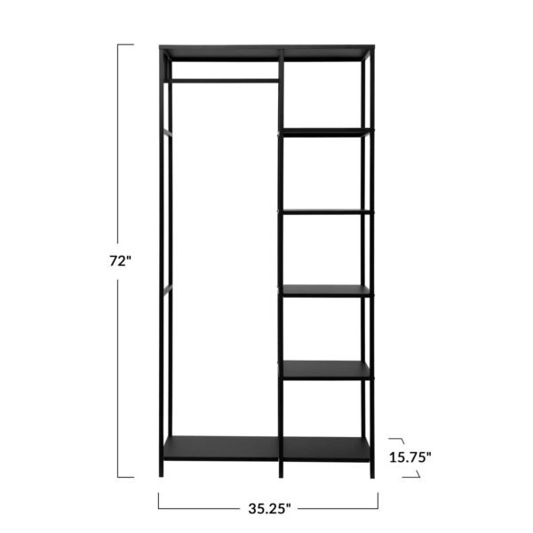 Black Metal Shelving - Image 5