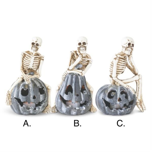 LED Skeleton + Pumpkin - Image 2