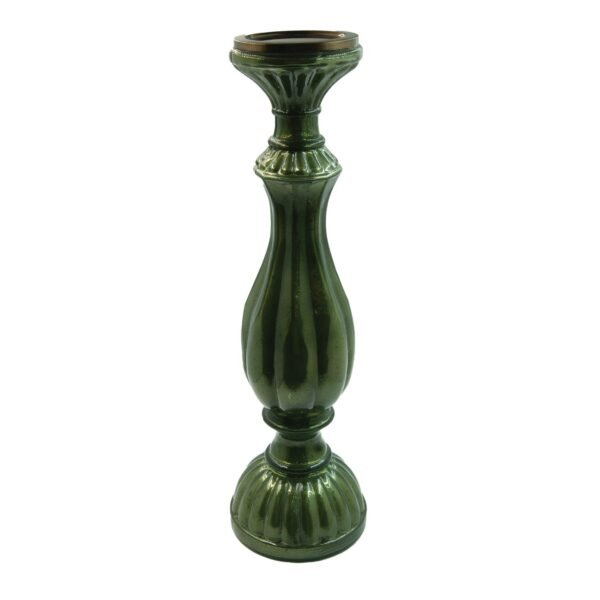 Emerald Embossed Cand Holder - Image 2