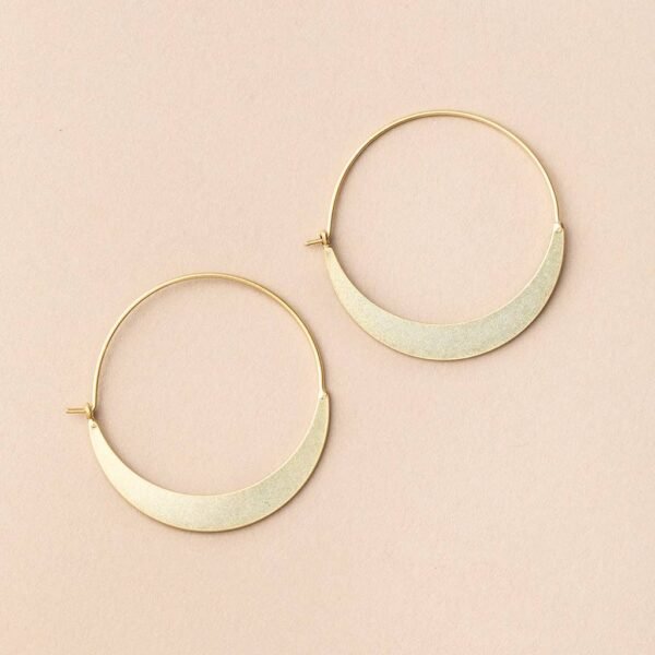 Crescent Hoop Gold